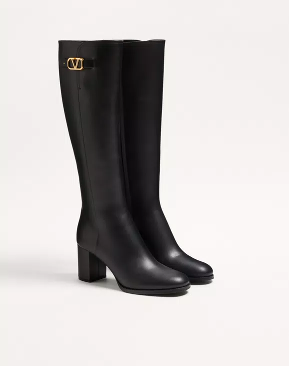 Valentino Vlogo Signature Calfskin Boot 70Mm - Image 6